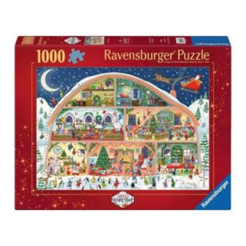 Puzzle 1000 db - A Mikulás műhelye kép