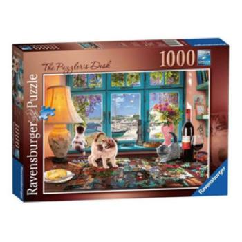 Puzzle 1000 db - A puzzle kirakó asztala kép