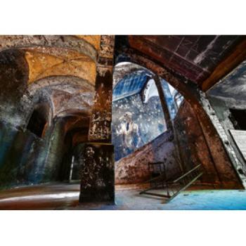 Puzzle 1000 db - Alpesi ház, Graffito kép