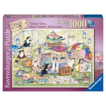 Puzzle 1000 db - Bolondos macskák kép