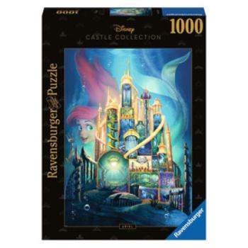 Puzzle 1000 db - Disney kastély Ariel kép