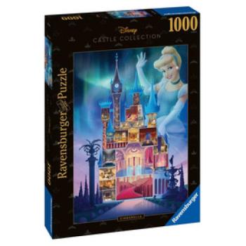Puzzle 1000 db - Disney kastély Hamupipőke kép