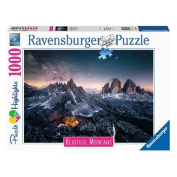 Puzzle 1000 db - Drei Zinnen, Dolomitok kép