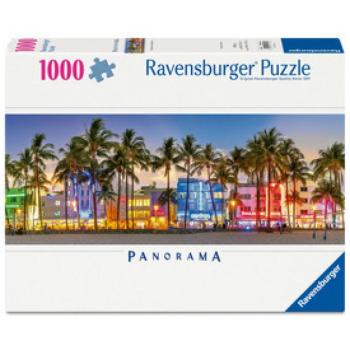 Puzzle 1000 db - Éjszakai fények Ocean drive kép