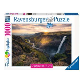 Puzzle 1000 db - Haifoss vízesés, Írország kép