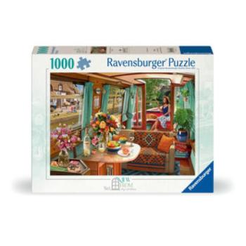 Puzzle 1000 db - Hajó a folyón kép