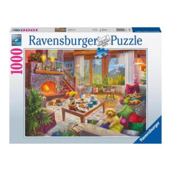 Puzzle 1000 db - Hangulatos kunyhó kép