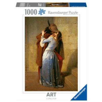 Puzzle 1000 db - Hayez, a csók kép
