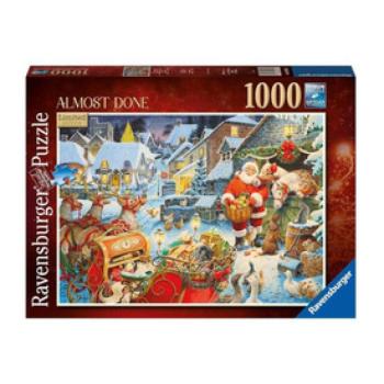 Puzzle 1000 db - Karácsonyi falu kép