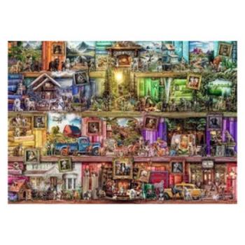 Puzzle 1000 db - Kutyus könyvtár kép