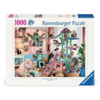 Puzzle 1000 db - Macskamenyország kép