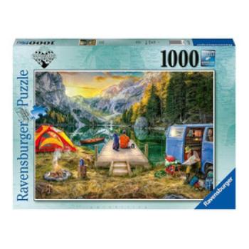 Puzzle 1000 db - Nyugodt kempingezés kép