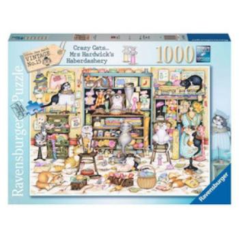 Puzzle 1000 db - Őrült macskák kép