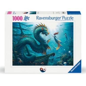 Puzzle 1000 db - Sárkány, sellő, teknős kép