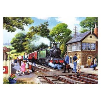 Puzzle 1000 db - Vidéki állomás kép