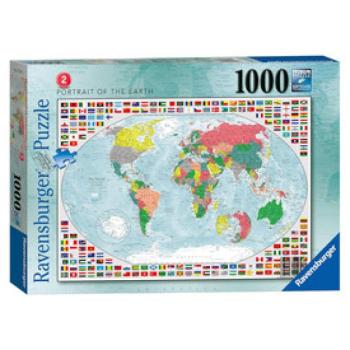 Puzzle 1000 db - Világtérkép kép