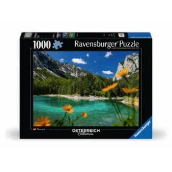 Puzzle 1000 db - Zöld-tó Tragöß közelében kép