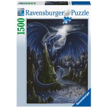 Puzzle 1500 db - A fekete sárkány kép