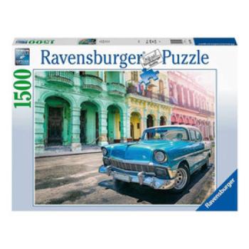 Puzzle 1500 db - Cuba, autók kép