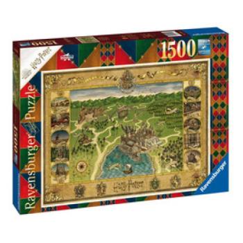 Puzzle 1500 db - Roxfort térképe kép