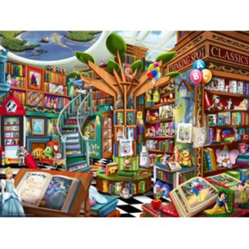 Puzzle 1500 db - Varázslatos Disney könyvesbolt kép