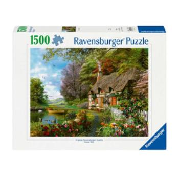 Puzzle 1500 db - Vidéki házikó kép