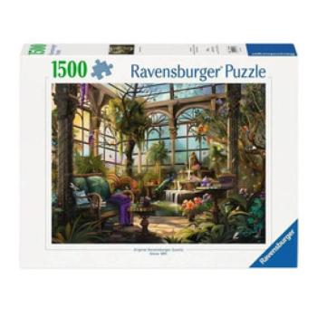 Puzzle 1500 db - Zöld ház kép