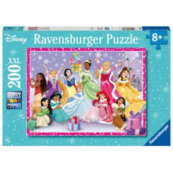 Puzzle 200 db - Disney Hercegnők karácsony kép