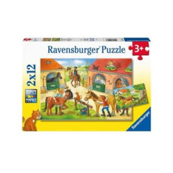 Puzzle 2x12 db - Nyaralás a lófarmon kép