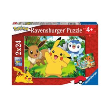 Puzzle 2x24 db - Pokemon kép