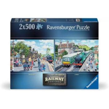 Puzzle 2x500 db - Vasút no1 kép
