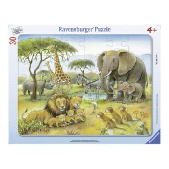Puzzle 30 db - Afrikai állatvilág kép