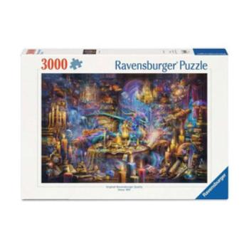 Puzzle 3000 db - A sárkány könyvtára kép