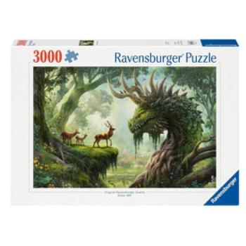 Puzzle 3000 db - Erdei sárkány kép