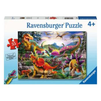 Puzzle 35 db - T-Rex kép