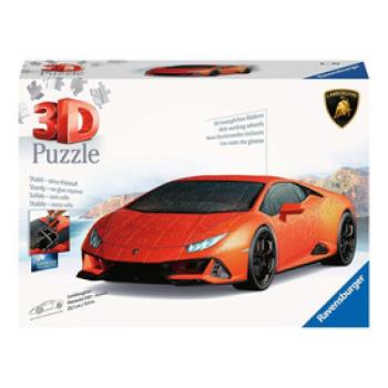 Puzzle 3D 108 db - Lamborghini Huracan narancs kép