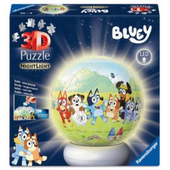 Puzzle 3D 72 db - Bluey éjjeli fény kép
