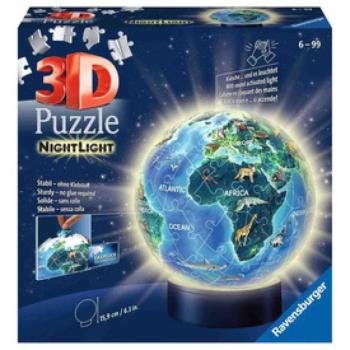 Puzzle 3D 72 db - Világító Földgömb kép
