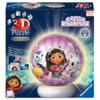 Puzzle 3D - Gabi babaháza éjjeli fény kép