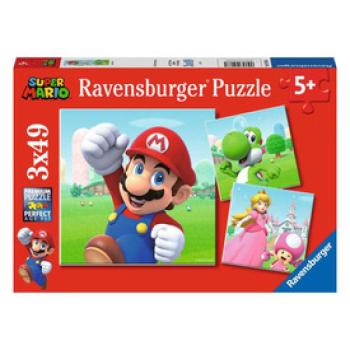 Puzzle 3x49 db - Super Mario kép