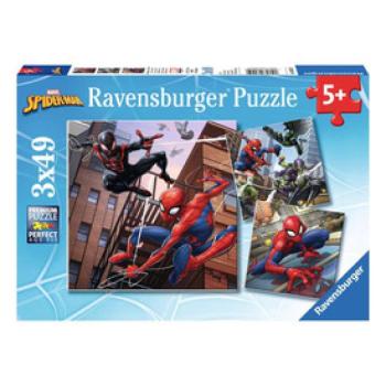 Puzzle 3x49 db - Védelmező Pókember kép