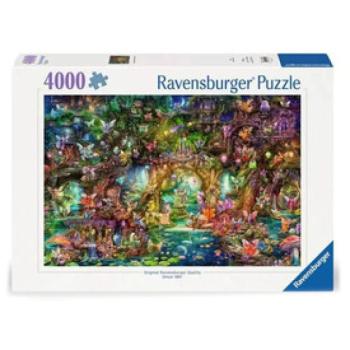 Puzzle 4000 db - Tündérek rejtélyes világa kép