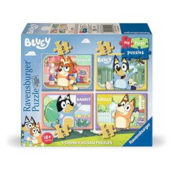 Puzzle 4in1 - Bluey kép