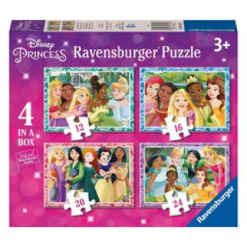 Puzzle 4in1 db - Disney Hercegnők 23 kép