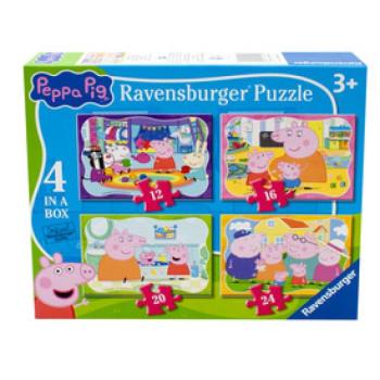 Puzzle 4in1 - Peppa malac kép