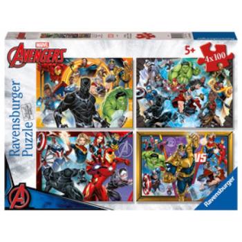 Puzzle 4x100 db - Avangers kép