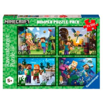 Puzzle 4x100 db - Minecraft kép