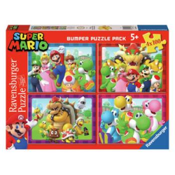 Puzzle 4x100 db - Super Mario kép