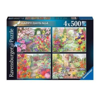 Puzzle 4x500 db - Boldog napok no4 kép