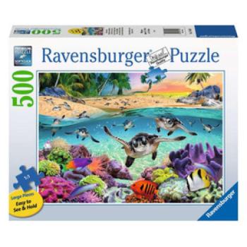 Puzzle 500 db - Bébi teknősök kép